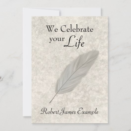 Wake / Memorial (Stone Effect) Kaart (Voorkant)