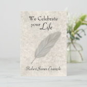 Wake / Memorial (Stone Effect) Kaart (Staand voorkant)