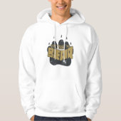 Wake niet op het Beer Hoodie (Voorkant)