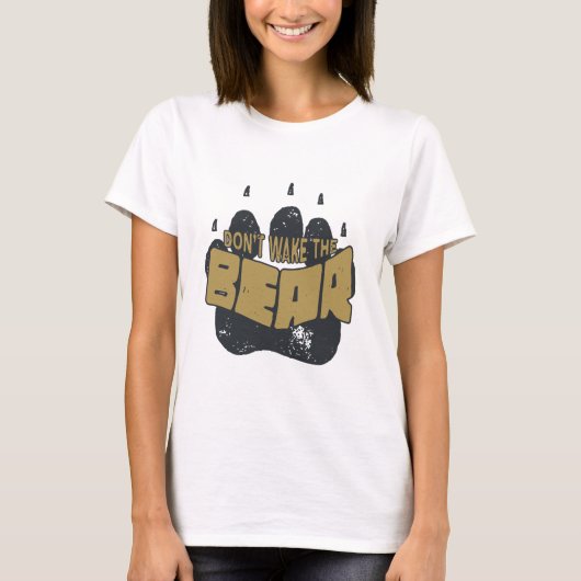 Wake niet op het Beer T-shirt (Voorkant)