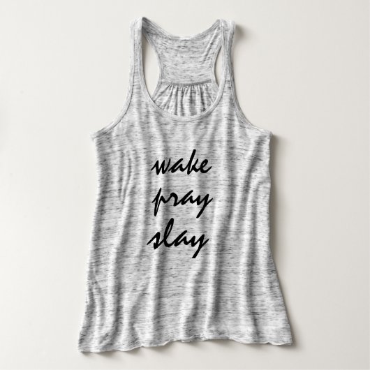 Wake Pray Slay Tanktop (Design voorkant)