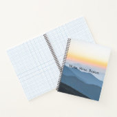 Wake Shine Repeat Blue Mountain Notitieboek (Binnen)