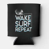 Wake Surf herhalen Surfing Lover Gifts Blikjeskoeler (Voorkant)