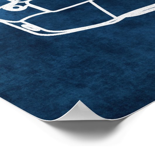 Wake Surfen Patent Art Print nr. 2 (Hoek)