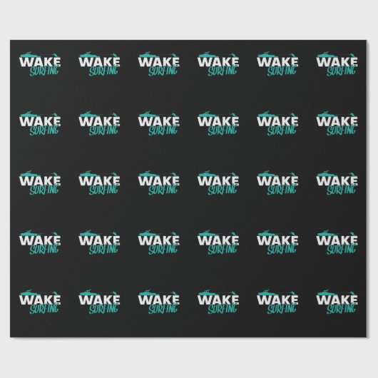 Wake Surfing Cadeaupapier (Vlak)