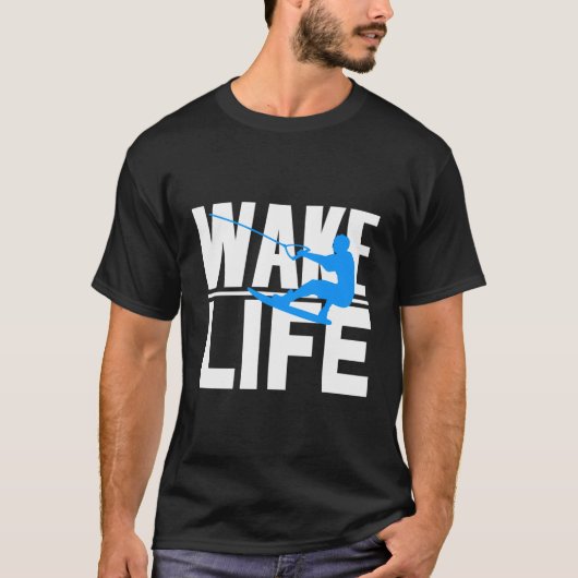 Wake Surfing Gift Shirt Boot Lake Wakesurfing (Voorkant)