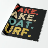 Wake Surfred Wake Surf Wake Surfing Rope Surf Cadeaupapier (Uitgerold)