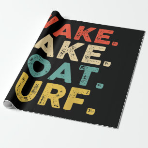 Wake Surfred Wake Surf Wake Surfing Rope Surf Cadeaupapier