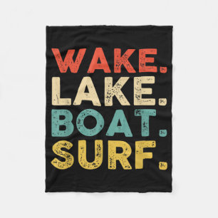 Wake Surfred Wake Surf Wake Surfing Rope Surf Fleece Deken