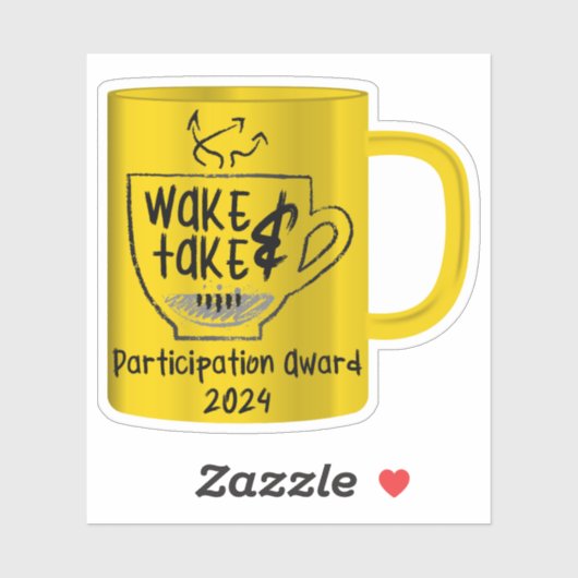 Wake & Take 2024 Deelname Award Sticker (Vel)
