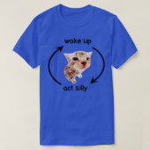 Wake Up Act Gekke Cat Funny Cat T-shirt (Design voorkant)