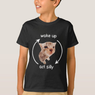 Wake Up Act Gekke _ Huilende Banaan Cat Meme T-shirt