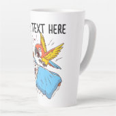 WAKE UP ALARM PAPEGAAI LATTE MOK (Rechterhoek)