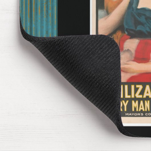 Wake Up America Poster Muismat (Hoek)