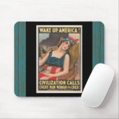 Wake Up America Poster Muismat (Met muis)