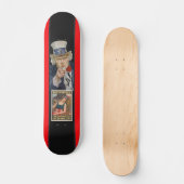 Wake Up America Poster Skateboard (Voorkant)
