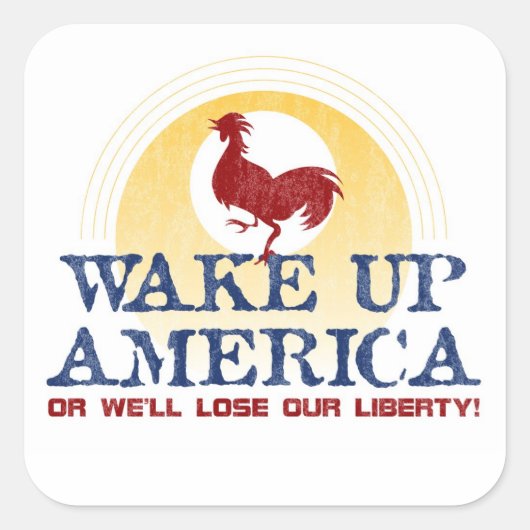 Wake Up America sticker (Voorkant)