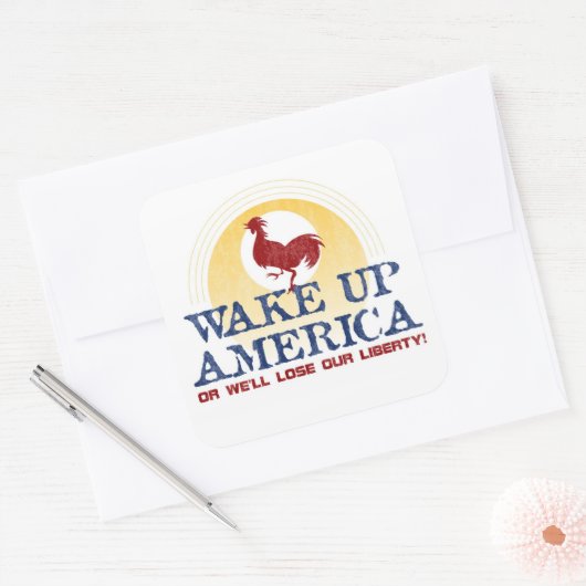 Wake Up America sticker (Envelop)