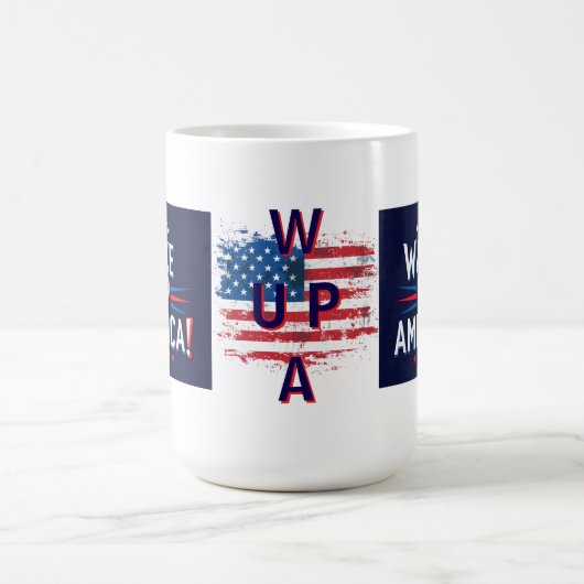 Wake Up America (WUPA) Koffiemok (Center)