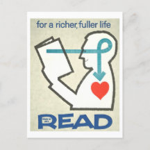 "Wake Up and Read"  Library-Poster