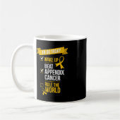 Wake Up Beat Appendix Kanker Regel de Wereld 1 Koffiemok (Links)