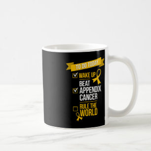 Wake Up Beat Appendix Kanker Regel de Wereld 1 Koffiemok
