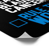 Wake Up Beat Blaaskanker Regel de Wereld 1 Poster (Hoek)
