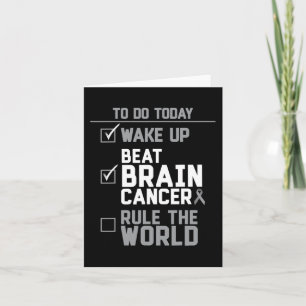 Wake Up Beat Brain Cancer heerst over de wereld Kaart