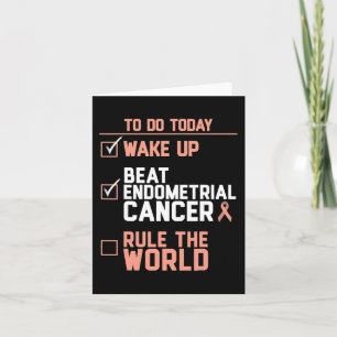 Wake Up Beat Endometriumkanker Regel de wereld Kaart