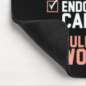 Wake Up Beat Endometriumkanker Regel de wereld Muismat (Hoek)