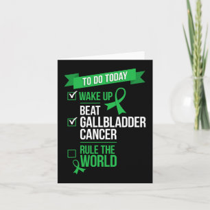 Wake Up Beat Galblaas Kanker Regel de Wereld 1 Kaart