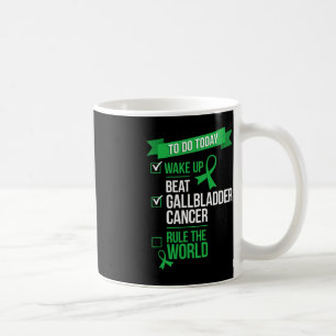 Wake Up Beat Galblaas Kanker Regel de Wereld 1 Koffiemok