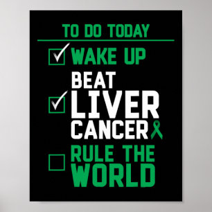 Wake Up Beat Leverkanker Regeren De Wereld Poster