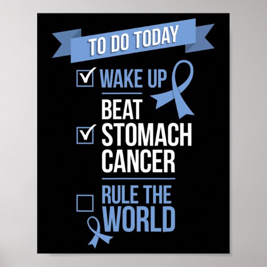 Wake Up Beat Maagkanker Regel de Wereld 1 Poster (Voorkant)