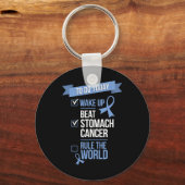 Wake Up Beat Maagkanker Regel de Wereld 1 Sleutelhanger (Voorkant)