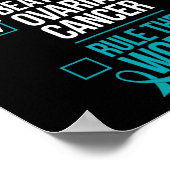 Wake Up Beat Ovariumkanker Regel De Wereld 1 Poster (Hoek)