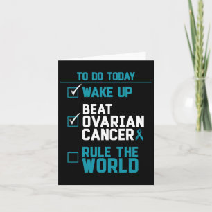 Wake Up Beat Ovariumkanker Regeren De Wereld Kaart
