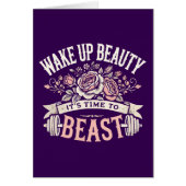 Wake Up Beauty, het is tijd om te beesten - Workou (Voorkant)