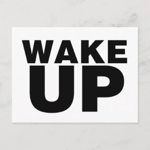 Wake Up Black Briefkaart