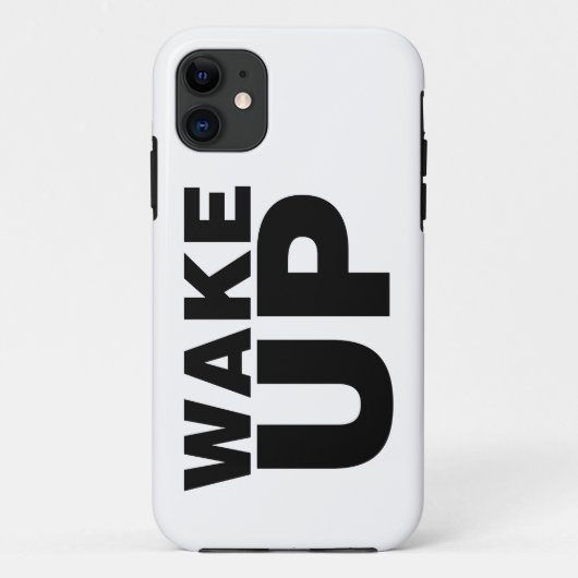 Wake Up Black Case-Mate iPhone Case (Achterkant)