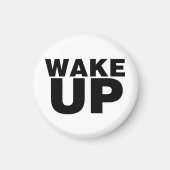 Wake Up Black Magneet (Voorkant)
