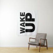 Wake Up Black Wandkleed (In situ)
