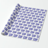 Wake Up Blue Cadeaupapier (Uitgerold)