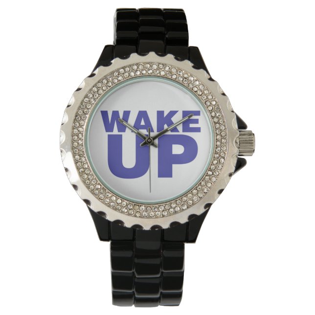 Wake Up Blue Horloge (Voorkant)