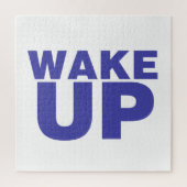 Wake Up Blue Legpuzzel (Verticaal)
