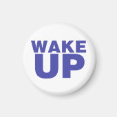 Wake Up Blue Magneet (Voorkant)