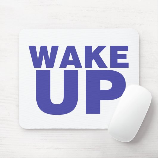 Wake Up Blue Muismat (Met muis)