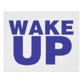 Wake Up Blue Perfect Poster (Voorkant)