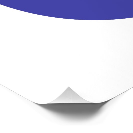 Wake Up Blue Perfect Poster (Hoek)