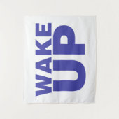 Wake Up Blue Wandkleed (Voorkant)